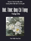 Bát Thức Qui Củ Tụng Trang Chú