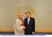 Tổng thư ký LHQ Ban Ki-moon cùng Tổng thư ký Phật giáo Hàn Quốc chia sẻ vì hòa bình thế giới