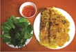 Dưa món, bánh xèo chay