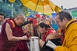 His Holiness the Dalai Lama is Given a Warm Welcome at Palpung Sherabling