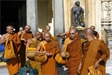 Buddhists observe alms-giving ritual to seek salvation in Bodh Gaya