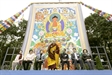 Third Buddha Sunning Festival with Mega-thangkas in Victoria Park, Hong Kong