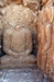 Restoration Workers Tamper with Orginal Buddha Sculptures at Bhamala Buddhist Complex, Pakistan