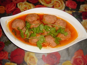 Bánh mỳ xíu mại chay