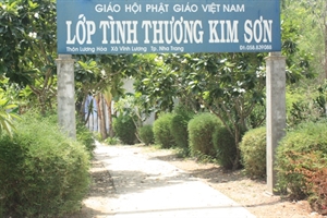 Lớp học tình thương chùa Kim Sơn