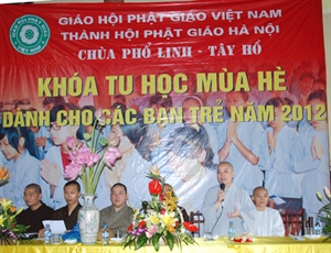 Hà Nội: Khóa Tu Mùa Hè năm 2012 tại chùa Phổ Linh - Tây Hồ