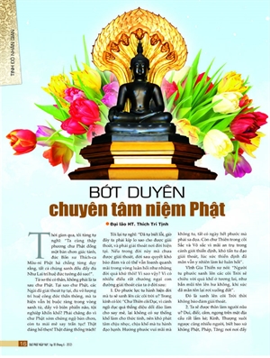 Bớt Duyên Chuyên Tâm Niệm Phật