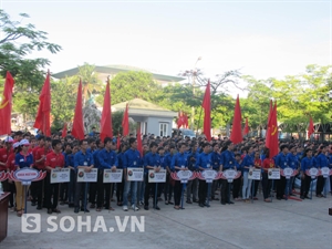 Nghệ An: Sôi động lễ ra quân chiến dịch Tình nguyện hè năm 2013