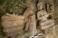 12th Century Medicine Buddha and Guardian Deity Unearthed at Angkor Archaeological Park