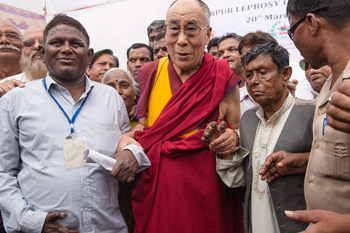 Sinful to discriminate against leprosy patients: Dalai Lama