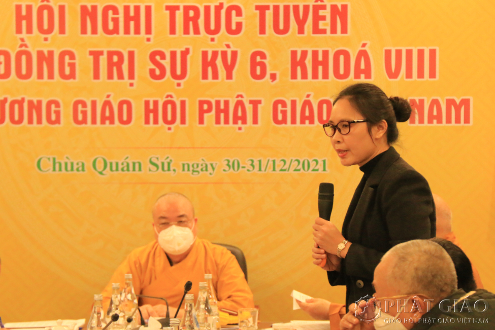 à Trần Thị Minh Nga – Trưởng ban Tôn giáo Chính phủ làm Trưởng đoàn tham dự và có bài phát biểu ý kiến với Hội nghị.